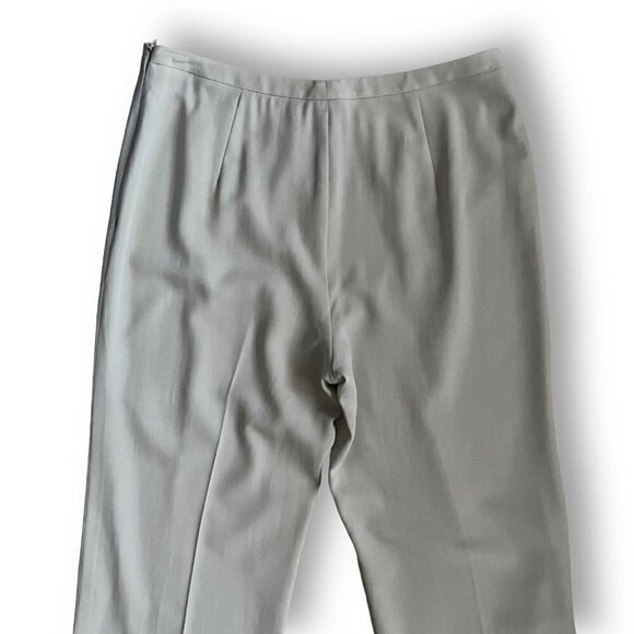 Giorgio Armani Womens Pants Sz 10 29" Waist Taupe Wool Crepe Trouser Minimalist - Picture 6 of 7